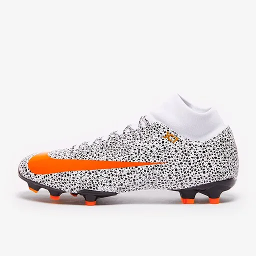 Nike Mercurial Superfly VII Academy CR7 FG/MG - White/Total Orange/Black - Image 8