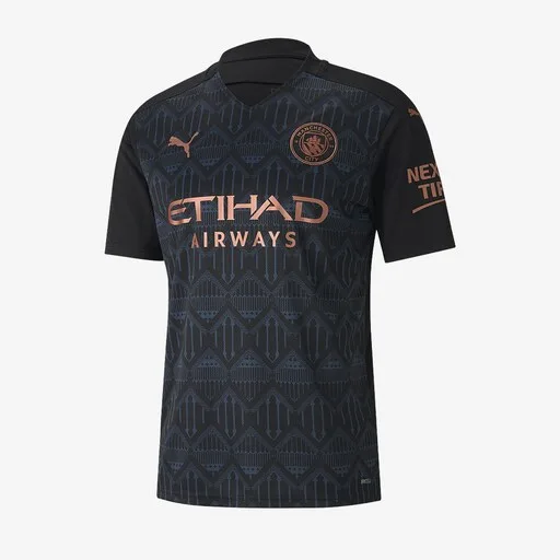 Puma Manchester City 20/21 Away Shirt - Puma Black/Dark Denim - Image 2